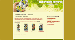 Desktop Screenshot of losarcanosmayores.com