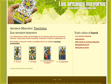 Tablet Screenshot of losarcanosmayores.com
